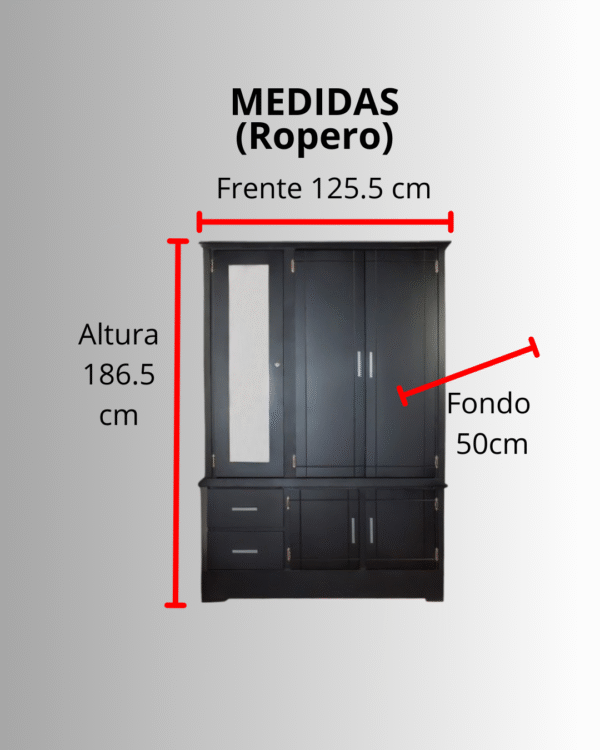 ROPERO DE 2 PIEZAS