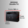 Mueble TV 2 puertas (Grande)