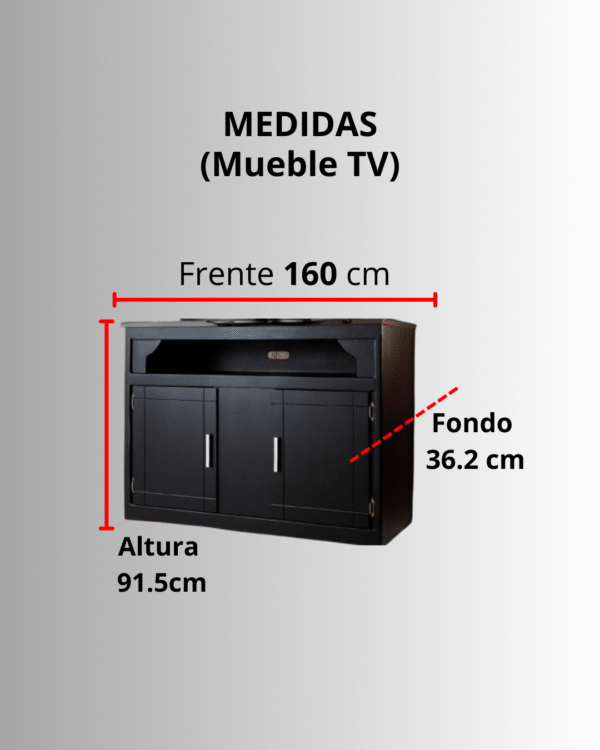 Mueble TV 2 puertas (Grande)