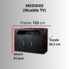 Mueble TV 2 puertas (Mediano)