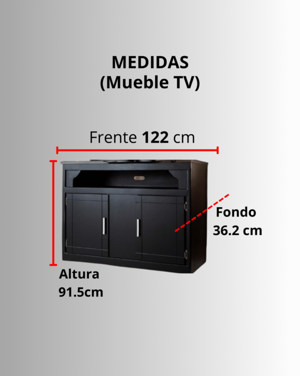 Mueble TV 2 puertas (Mediano)