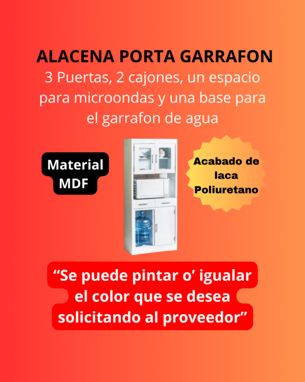 PORTA-GARRAFON "ALACENA MULTIFUNCIONAL ITALY"